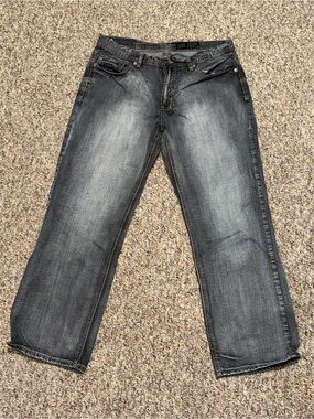 Men's size 36 jeans Gray relaxed Straight-Leg Jeans Axel jeans